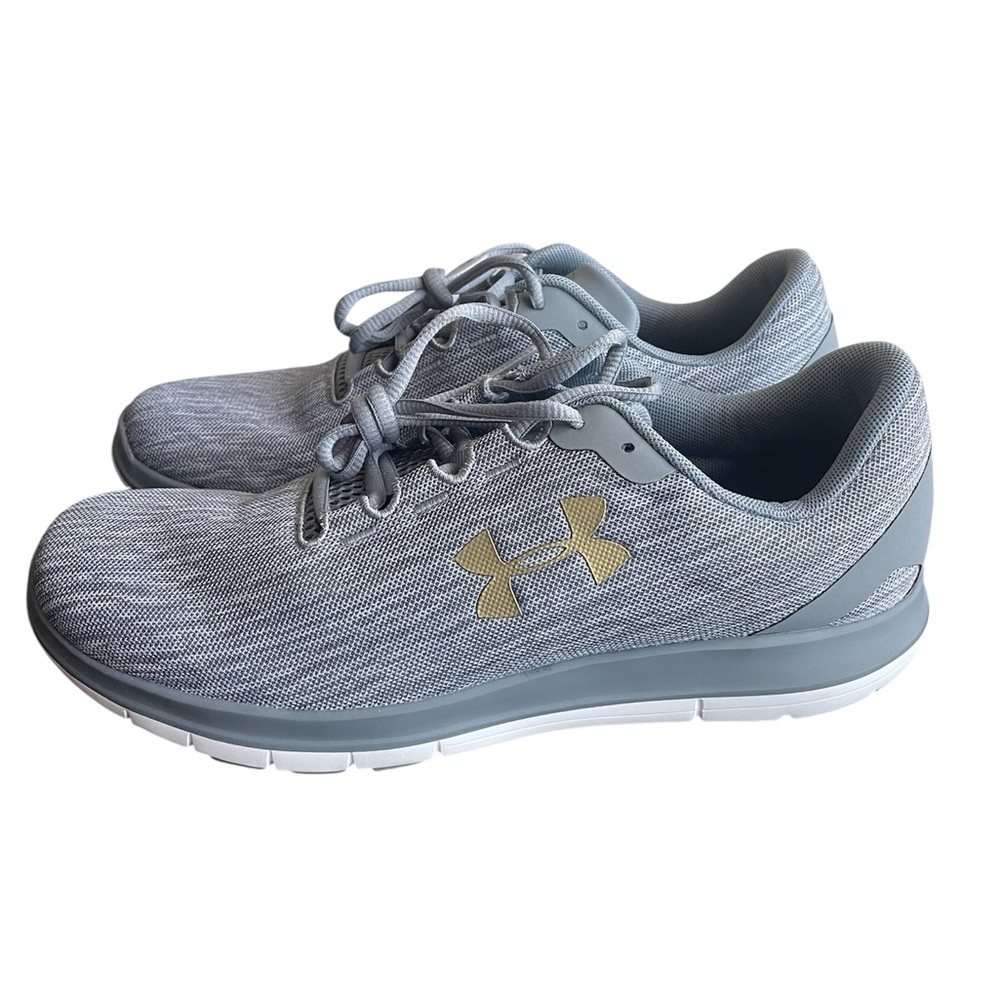 New Under Armour Remix Men Gray Sneakers Size 10.5 - Picture 6 of 10